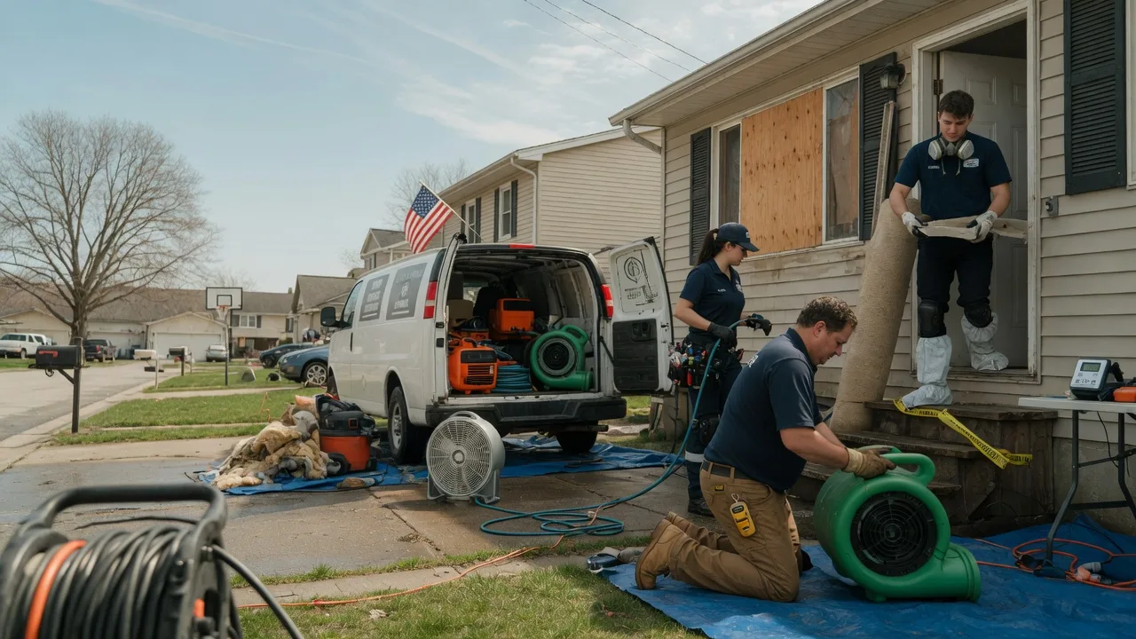 Water Damage Restoration in Flora, IL near me